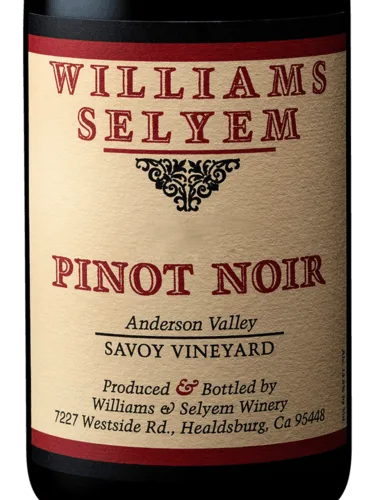 Savoy Vineyard Pinot Noir