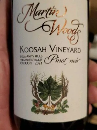 Koosah Vineyard Pinot Noir