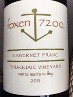 Foxen 7200 Tinaquaic Vineyard Cabernet Franc