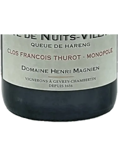 Clos Francois Thurot Monopole Côte de Nuits Villages 'Queue de Hareng'