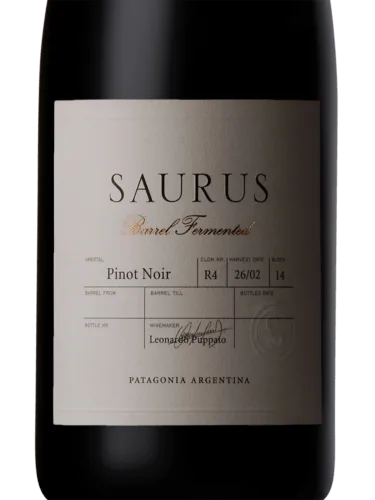 Saurus Barrel Fermented Pinot Noir
