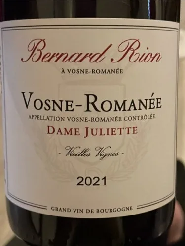Dame Juliette Vieilles Vignes Vosne-Romanée