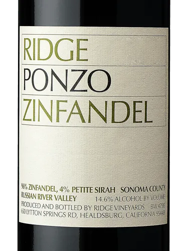 Ponzo Zinfandel