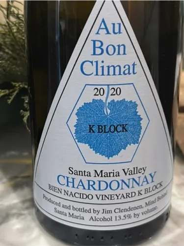 Bien Nacido Vineyard K Block Chardonnay