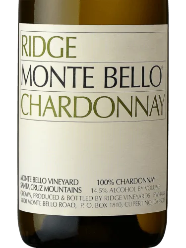 Monte Bello Chardonnay