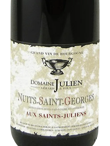 Nuits-Saint-Georges 'Aux Saints-Juliens'