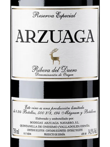 Reserva Especial Ribera del Duero