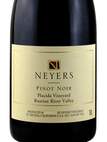 Placida Vineyard Pinot Noir