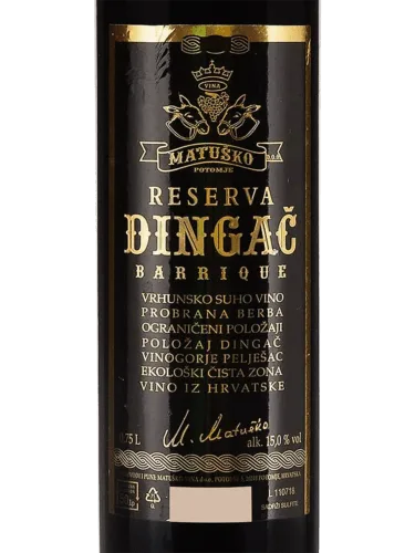 Dingač Reserva Barrique