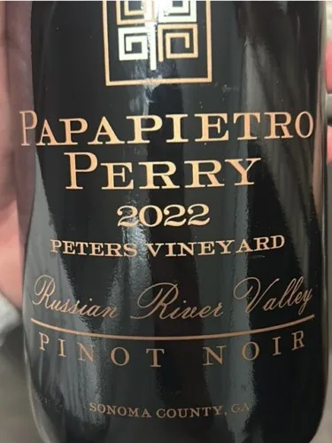 Peters Vineyard Pinot Noir