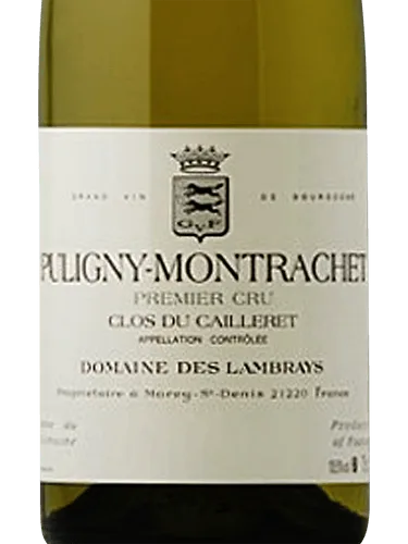 Puligny-Montrachet Premier Cru Clos du Cailleret