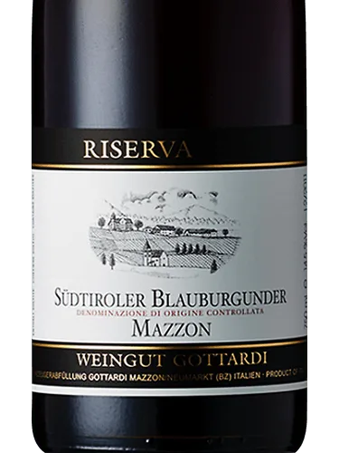 Südtiroler Blauburgunder Mazzon Riserva