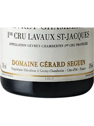Gevrey-Chambertin 1er Cru 'Lavaut St Jacques'