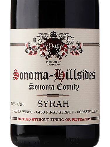 Sonoma Hillsides Syrah
