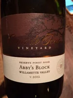 Abby's Block Reserve Pinot Noir