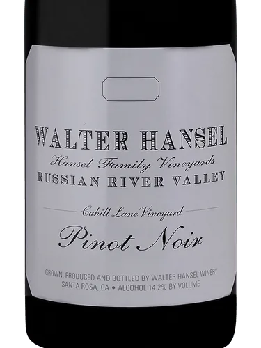Cahill Lane Vineyard Pinot Noir