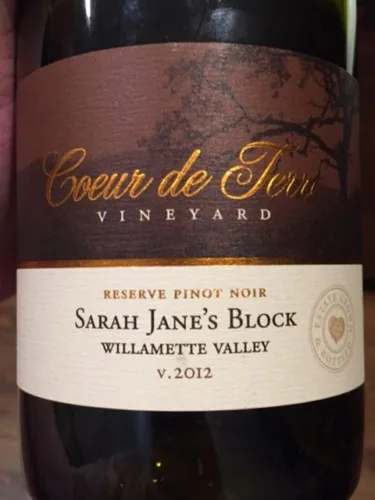 Sarah Jane's Block Reserve Pinot Noir