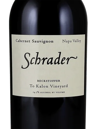 Cabernet Sauvignon Beckstoffer To Kalon Vineyard