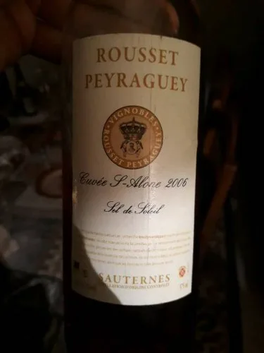 Cuvée S. Alone Sel de Soleil Sauternes