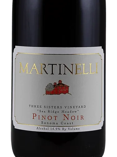 Three Sisters Vineyard Sea Ridge Meadow Pinot Noir