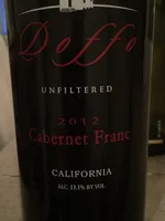 Unfiltered Cabernet Franc