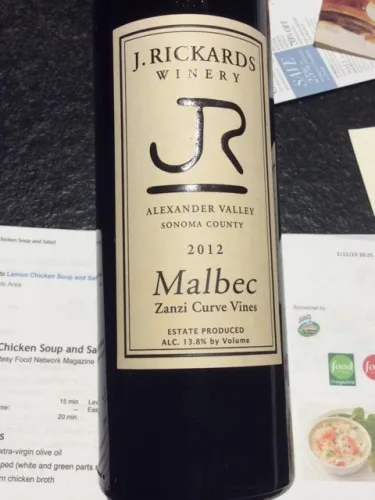 Zanzi Curve Vines Malbec