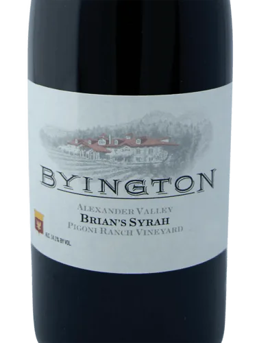 Pigoni Ranch Vineyard Brian's Syrah