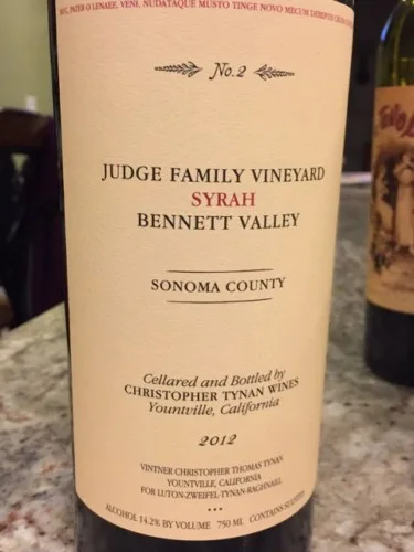 Judge Family Vineyard Syrah