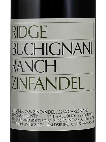 Buchignani Ranch Zinfandel