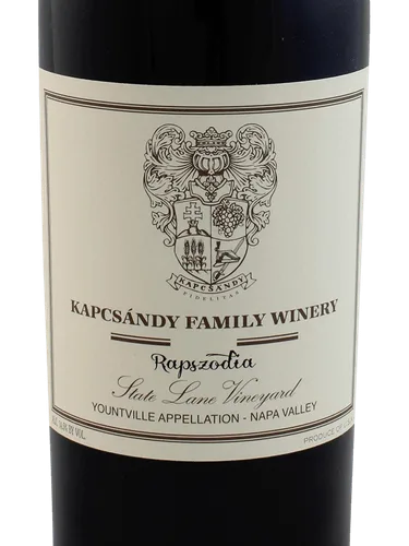 State Lane Vineyard Rapszodia