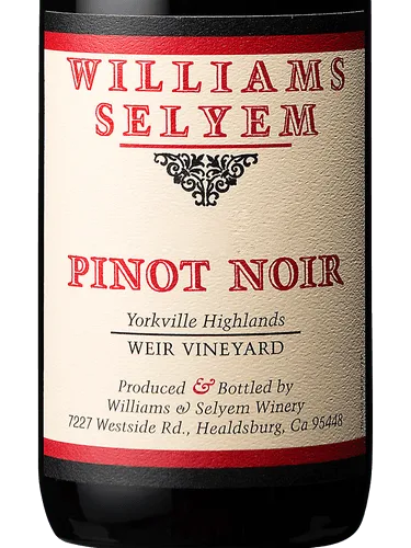 Weir Vineyard Pinot Noir