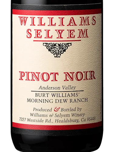 Burt Williams' Morning Dew Ranch Pinot Noir