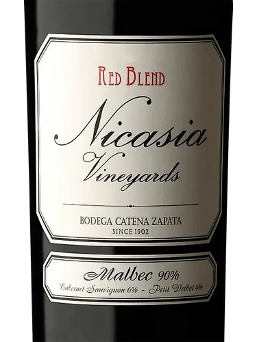 Nicasia Vineyards Red Blend Malbec