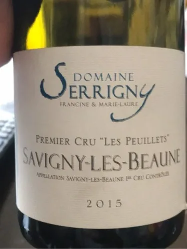 Savigny-les-Beaune Premier Cru 'Les Peuillets'