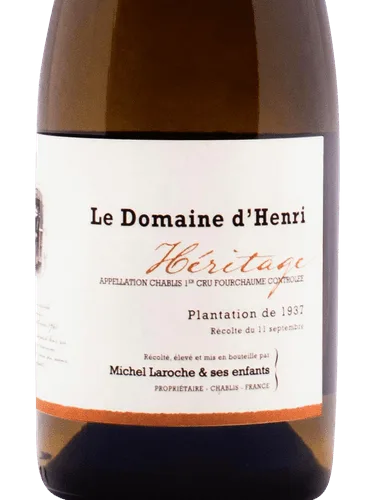 Héritage Chablis Premier Cru 'Fourchaume'