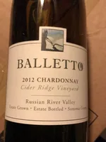 Cider Ridge Vineyard Chardonnay