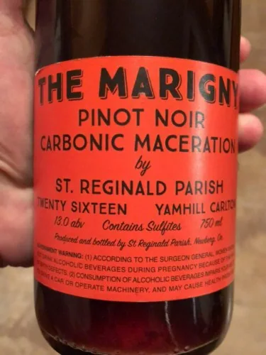 Carbonic Maceration Pinot Noir