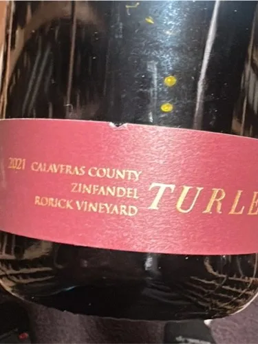 Rorick Vineyard Zinfandel