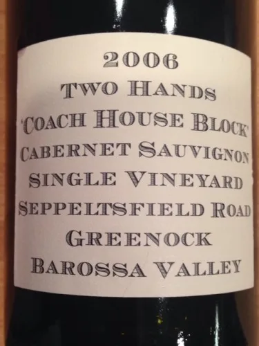 Coach House Block Cabernet Sauvignon