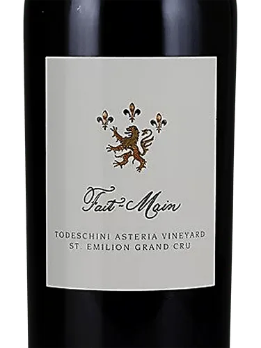 Todeschini Asteria Vineyard St. Emilion Grand Cru