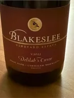 Delilah’s Cuvée Pinot Noir