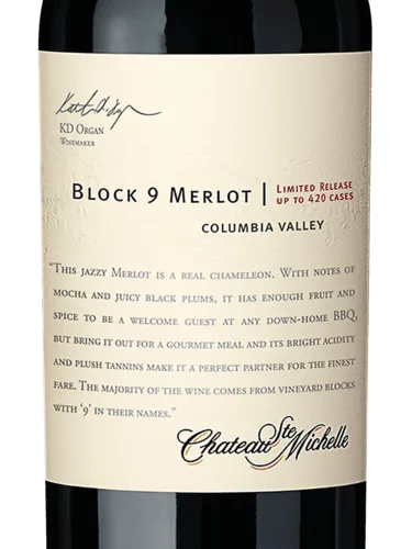 Limited Release Block 9 Merlot