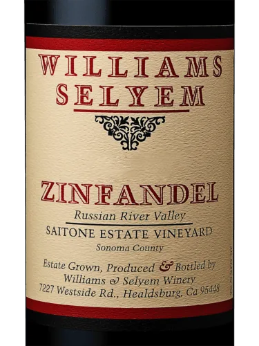 Saitone Estate Vineyard Zinfandel