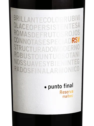 Punto Final Reserva Malbec