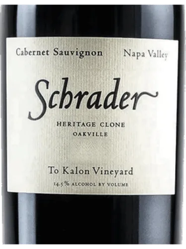 Heritage Clone To Kalon Vineyard