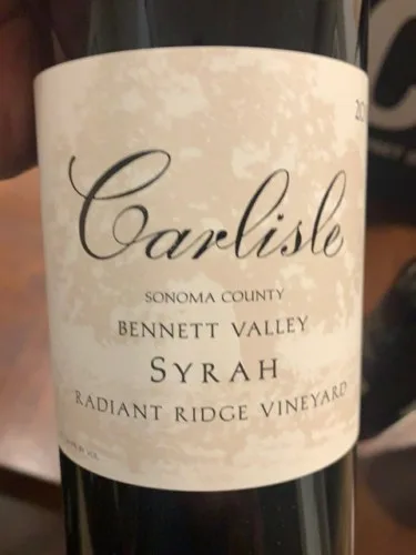 Radiant Ridge Vineyard Syrah